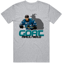 Matt Nieto Goat Greatest Of All Time Hockey Player Fan T Shirt