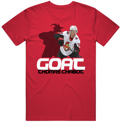 Thomas Chabot Goat Greatest Of All Time Hockey Player Fan T Shirt