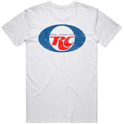 Royal Crown Cola Distressed Logo Retro T Shirt