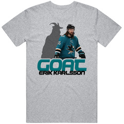 Erik Karlsson Goat Greatest Of All Time Hockey Player Fan T Shirt