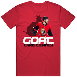 Chris Tierney Goat Greatest Of All Time Hockey Player Fan T Shirt