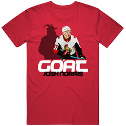 Josh Norris Goat Greatest Of All Time Hockey Player Fan T Shirt