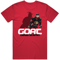 Derek Stepan Goat Greatest Of All Time Hockey Player Fan T Shirt