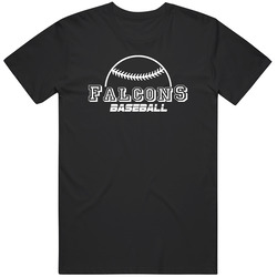 Falcons Baseball School Sports Team Supporter T Shirt