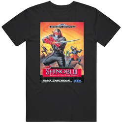 Shinobi Iii - Return Of The Ninja Master Sega Cover T Shirt