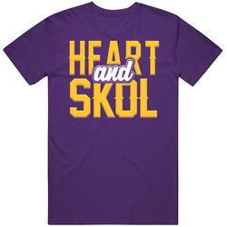 Heart And Skol Minnesota Football T Shirt