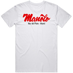 Manolo Miami South Beach Restaurant Logo T Shirt