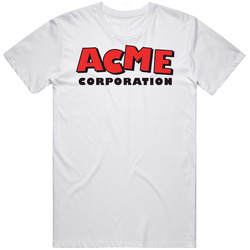 Acme Corporation Loonie Tunes Cartoon Fan T Shirt