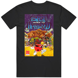 Spot Goes To Hollywood Sega Genesis Fan Cover T Shirt