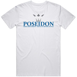 Poseidon Miami South Beach Restaurant Logo T Shirt