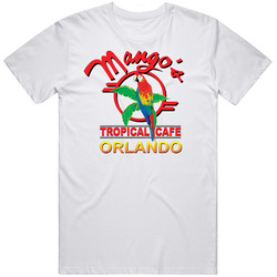 Mango's Tropical Cafe Miami South Beach Restaurant Logo T Shirt