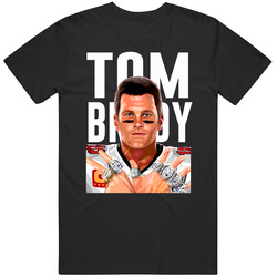 Tom Brady 7 Ring Win Champion Tampa Bay Legend T Shirt