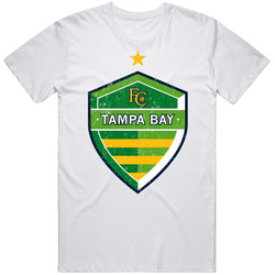 Tampa Bay Fc United Soccer League Usl1 Retro Team Logo T Shirt