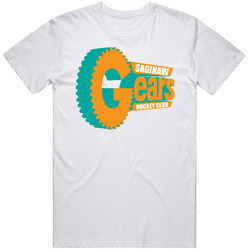 Saginaw Gears International Hockey League Ihl Retro Sports Team Logo T