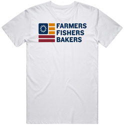 Farmers Fishers Bakers Popular Washington Restaurant T Shirt