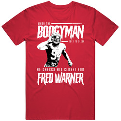 When The Boogyman Sleeps He Checks For Fred Warner San Francisco Footb