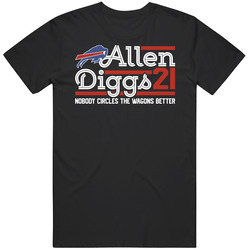 Josh Allen Stefon Diggs 2021 21 Nobody Circles Wagons Better Football 