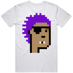 Cryptopunk7990 Crypto Collectibles 8-bit Character T Shirt