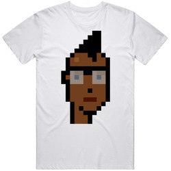 Cryptopunk3498 Crypto Collectibles 8-bit Character T Shirt
