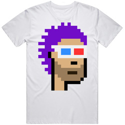 Cryptopunk8550 Crypto Collectibles 8-bit Character T Shirt