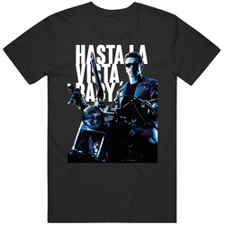 Hasta La Vista Baby Terminator Judgement Day Retro 90s Movie Quote  Fa