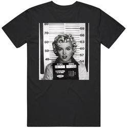 Marilyn Monroe Celebrity Mugshot T Shirt