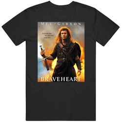 Braveheart 90s Retro Movie Fan  Fan T Shirt