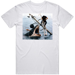 Famous Scene Jaws Popular 70's Film T Shirt