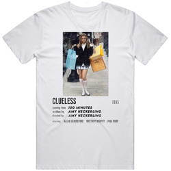 Clueless Movie Stat Grunge Vintage 90's Popular Cult Classic T Sh