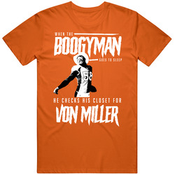 Boogyman Sleeps He Checks For Von Miller Denver Football T Shirt