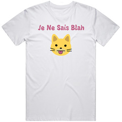 Je Ne Sais Blah Girls Hbo Tv Show Cat T Shirt