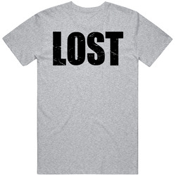 Lost 2000s Tv Show Fan Logo T Shirt