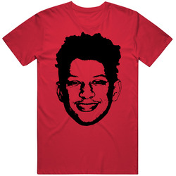 Patrick Mahomes Kansas City Football Big Face T Shirt