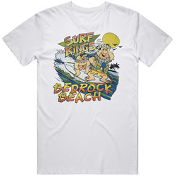 Flinstones Surf Kings Bedrock Beach Vintage T Shirt