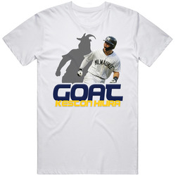 Keston Hiura Goat Greatest Of All Time Basketball Player Fan T Shirt