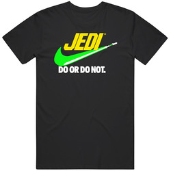Jedi Do Or Do Not Funny Nike Star Wars Mashup Parody Logo T Shirt