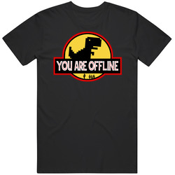 T Rex No Internet Offline Dinosaur Game Fun Gamer Funny Jurassic Park 