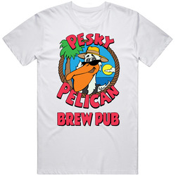 The Pesky Pelican Brew Pub St Petersburg Florida Restaurant T Shirt