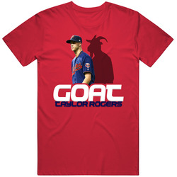 Taylor Rogers Goat Greatest Of All Time Baseball Player Fan T Shirt