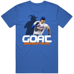Brandon Nimmo Goat Greatest Of All Time Baseball Player Fan T Shirt