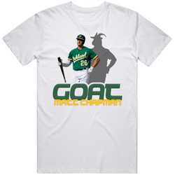 Matt Chapman Goat Greatest Of All Time Baseball Player Fan T Shirt