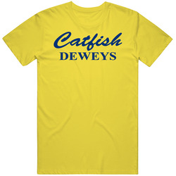 Catfish Deweys Logo Restaurant Fort Lauderdale T Shirt