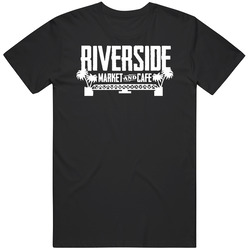 Riverside Market And Cafe Logo Restaurant Fort Lauderdale T Shirt