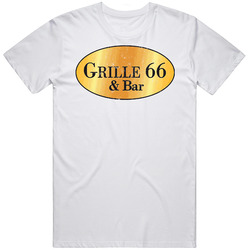 Grille 66 And Bar Restaurant Logo Fort Lauderdale Grunge T Shirt