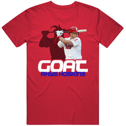 Rhys Hoskins Goat Greatest Of All Time Baseball Player Fan T Shirt
