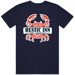 Rustic Inn Seafood Crabhouse Fort Lauderdale Restaurant T Shirt