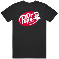 Dr Pepe Le Pew Skunk Funny Dr Pepper Loony Toons Cancelled Cartoon T S