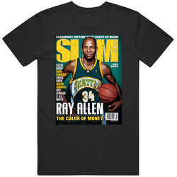 Slam Magazine Issue 87 Ray Allen Popular Basketball Magazine Grunge Lo
