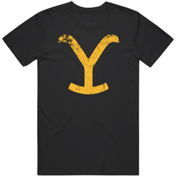 Yellowstone Dutton Ranch Distressed Logo T Shirt