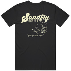 Sandfly Bbq Savannah Georgia Restaurant Worn Look T Shirt